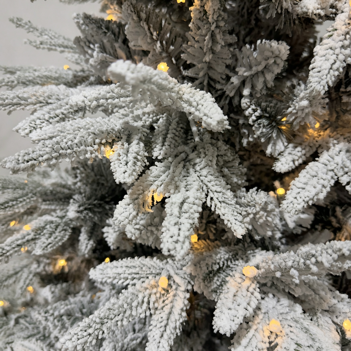 Snow Flocked Christmas Tree