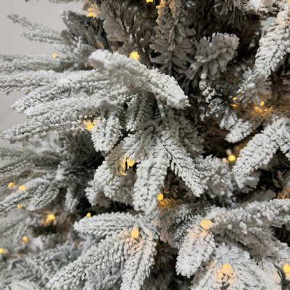 Snow Flocked Christmas Tree