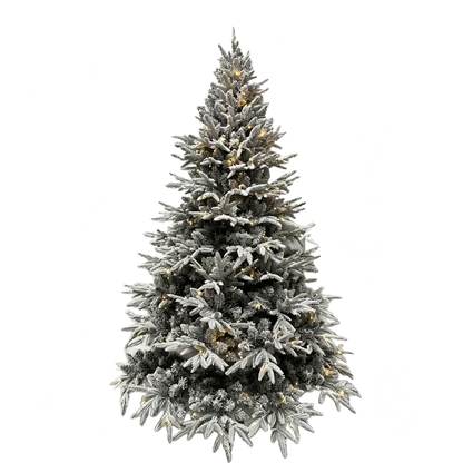 Snow Flocked Christmas Tree