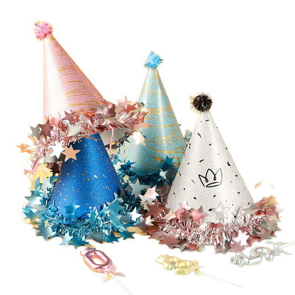 Boho Star Birthday Hat