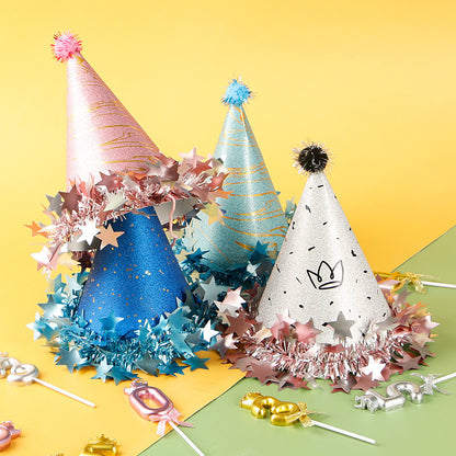 Boho Star Birthday Hat