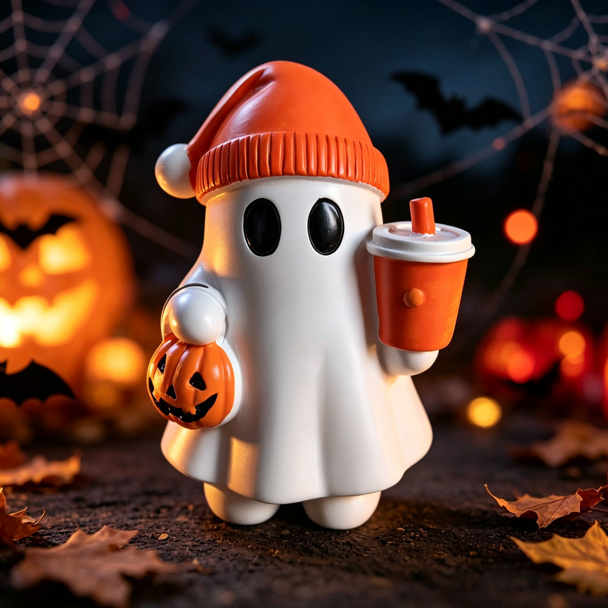 Nightcap Ghost Figurine